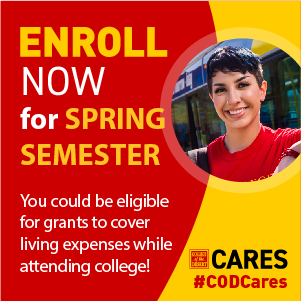 Enroll Now for Spring Semester. You could be eligible for grants to cover living expenses while attending college!