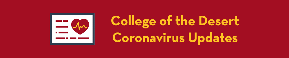 College of the Desert Coronavirus Updates