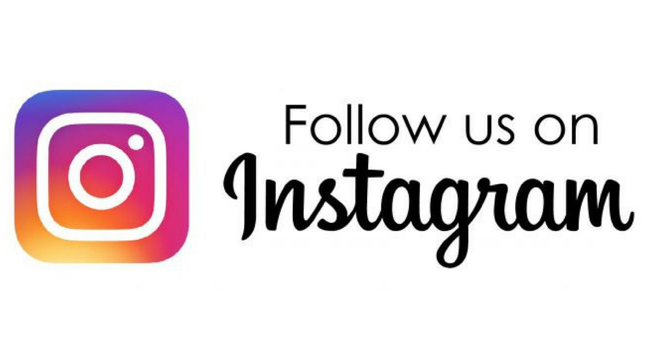 Follow us on Instagram logo
